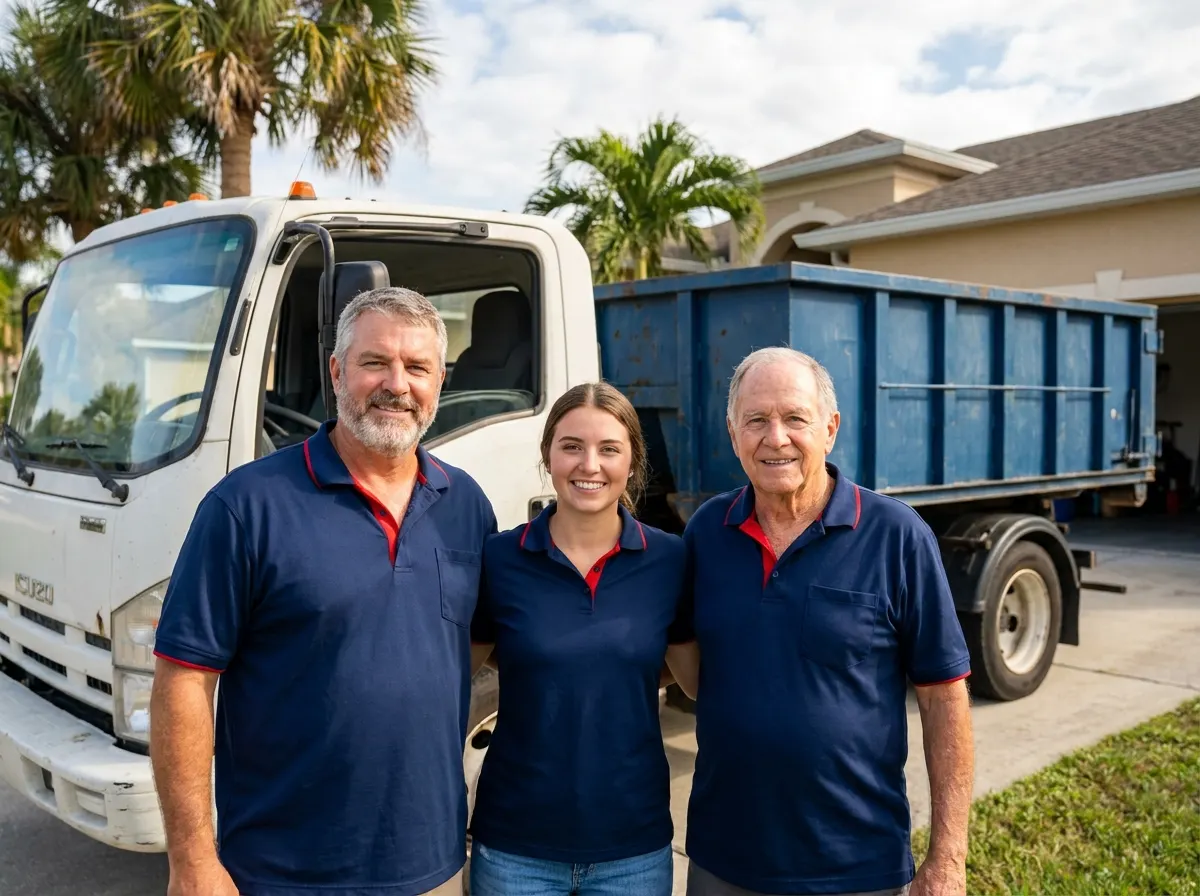 The Liftoff Dumpster Rental team, dumpster rental service in Palm Bay, fl